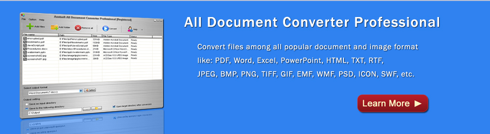 Aostsoft All Document Image Converter Professional